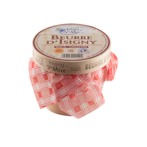 Image Beurre Isigny AOP doux panier 0,25kg