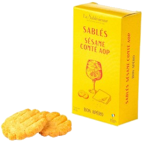 Image Sablés salés sésame Comté AOP 40g