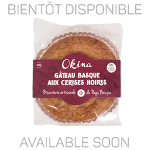 Image ( Gâteau basque cerise noire 100g )
