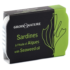 Image Sardines à l'huile d'algue 0,115kg