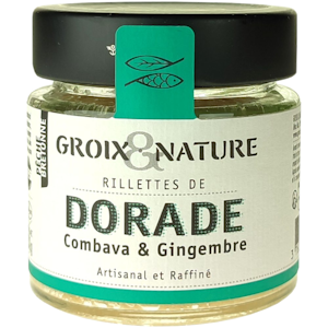 Image Rillette Dorade combava gingembre 100g